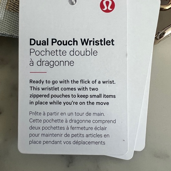 Lululemon Pink and Gray Wristlet Set NWT - Picture 5 of 9